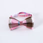 Pet British Style Plaid Bow Tie And Tie Adjustable Collar Accessories